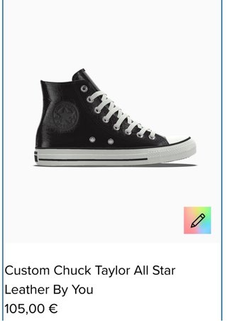 Zapatillas Converse Hombre Negras Piel
