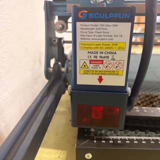 Módulo Láser SCULPFUN S30 Ultra 33W  modulo S9 5W