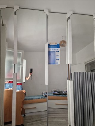 Puertas nuevas de espejo para armario. Negociable