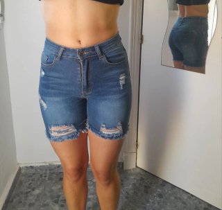 Lote 4 shorts vaqueros