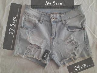 Lote 4 shorts vaqueros