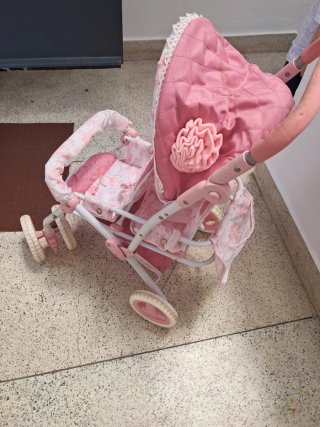 Cochecito de muñecas para gemelos