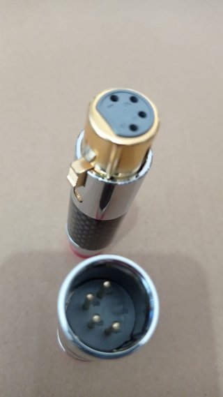 4-Pin XLR Audio Connectors Set