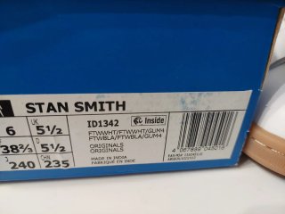 Adidas Stan Smith Talla 38.5 Nuevas