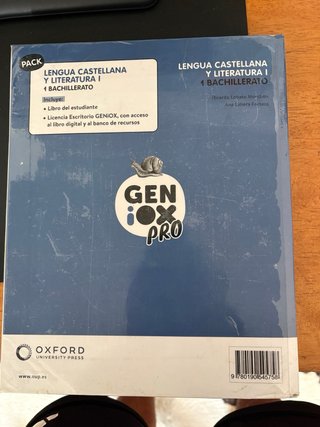 Lengua castellana y literatura I. Libro del est...