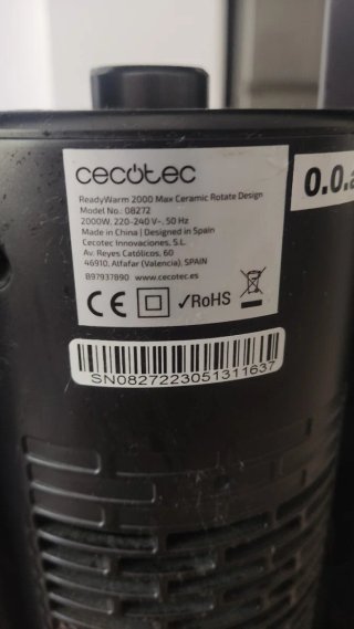 Calefactor Cecotec