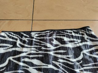 Falda estampada cebra