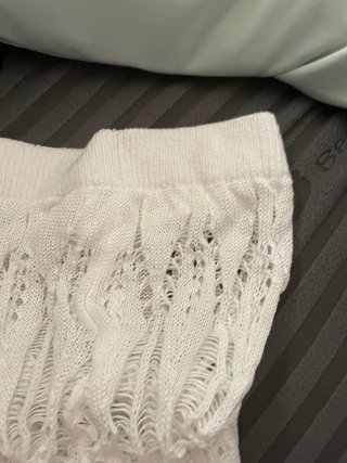 Medias blancas de playa talla m.
