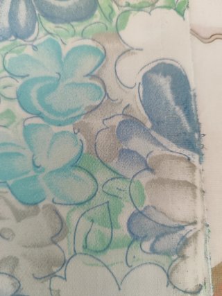 Tela vintage diseño floral años 60
