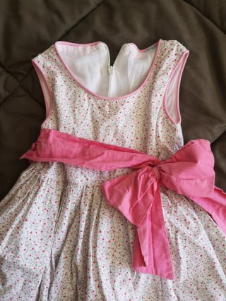 Vestido e bolero infantil rosa
