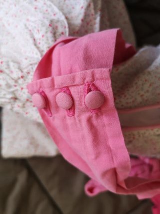 Vestido e bolero infantil rosa