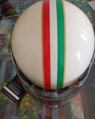 Casco Moto Jet Retro Vintage Estilo Italia NUEVO