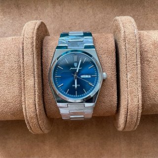 Reloj Poedagar Hombre Azul y Plateado