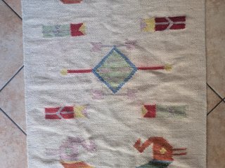 Tappeto Kilim Beige Multicolore