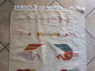 Tappeto Kilim Beige Multicolore