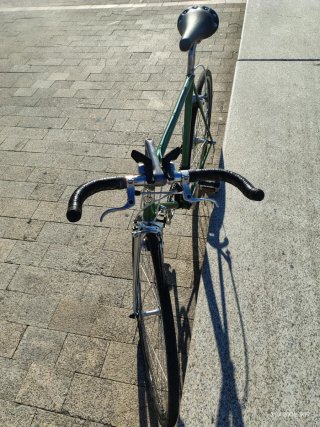 Bicicleta Urbana estilo fixie Campagnolo Verde