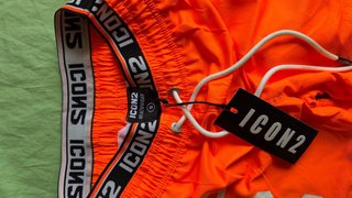 Bañador DSQUARED2 Icon Naranja Tallas S-XXL