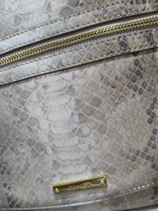 Bolso Piel Efecto Serpiente