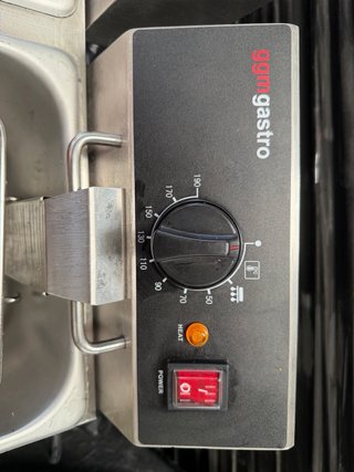 FREIDORA HOSTELERÍA ELÉCTRICA DOBLE 8+8L - 6,5kW