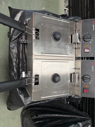 FREIDORA HOSTELERÍA ELÉCTRICA DOBLE 8+8L - 6,5kW