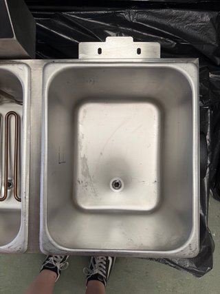 FREIDORA HOSTELERÍA ELÉCTRICA DOBLE 8+8L - 6,5kW