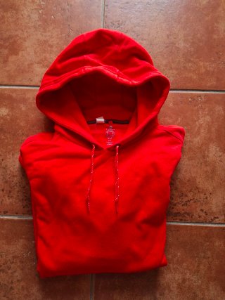 Sudadera con capucha Domyos roja