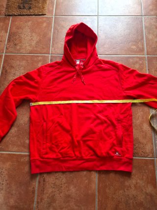 Sudadera con capucha Domyos roja
