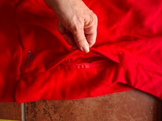 Sudadera con capucha Domyos roja