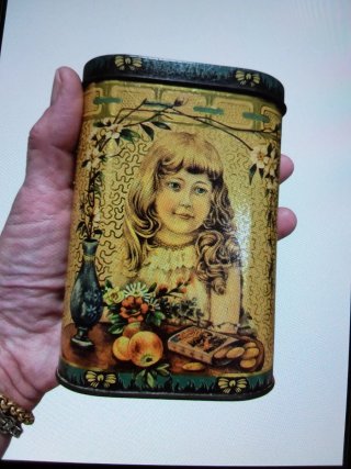 Scatola Latta Vintage Biscotti Inglesi