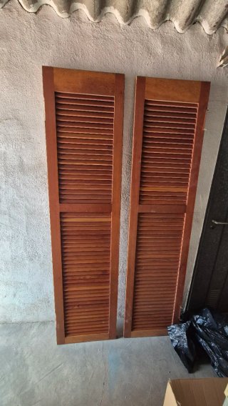 2 Puertas Venecianas Madera