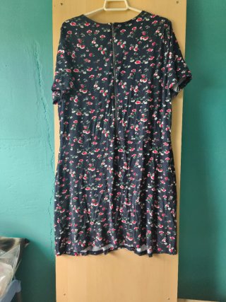Vestido corto estampado floral