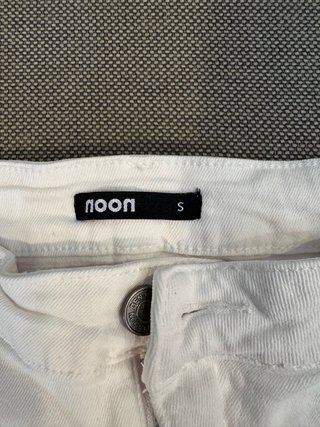 Falda vaquera blanca Noon talla S
