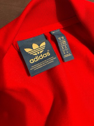 Chaqueta Adidas Originals Roja Talla M para chica