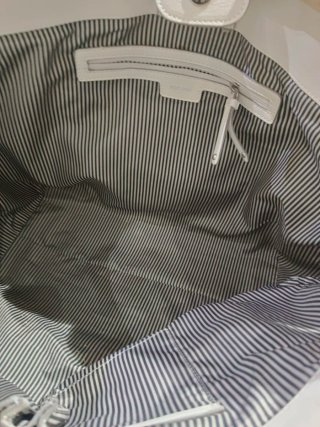 Bolso Grande Blanco Malla