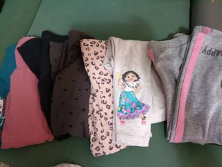 7 Calças Legging Criança
