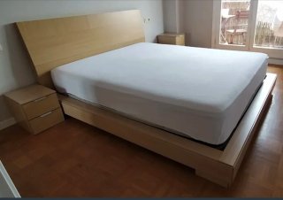 Cama 150 + Mesillas + Somier