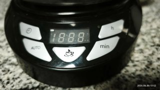 Cafetera Russell Hobbs Negra.