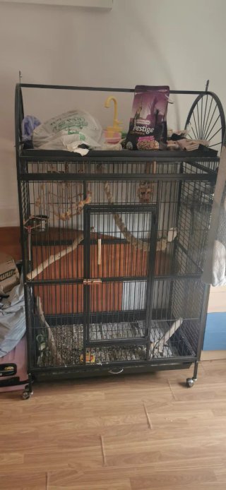 Jaula grande para pájaros