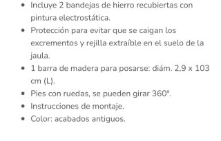 Jaula grande para pájaros