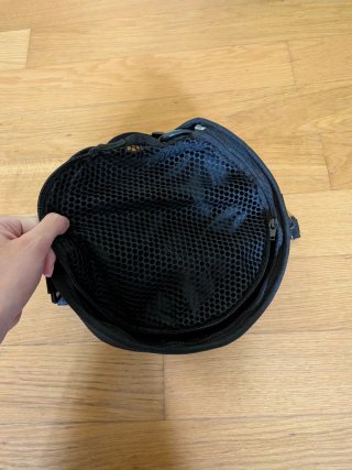 Cestino bici Decathlon nero