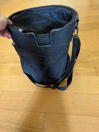 Cestino bici Decathlon nero