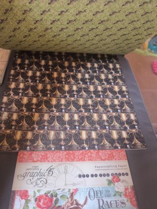 Kit Papel Scrapbooking Graphic 45 Off to the Races