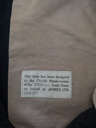 Pantaloni Avirex Chinos Uomo W36 Blu Navy