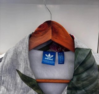 Chaqueta Adidas Floral Gris Talla S