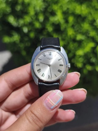 Reloj Longines Vintage Plata y Negro