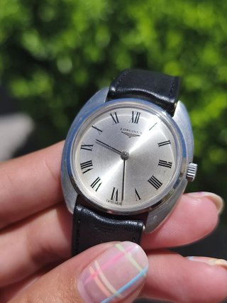Reloj Longines Vintage Plata y Negro