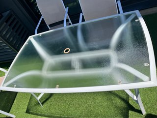 Mesa de cristal 150x90 cm