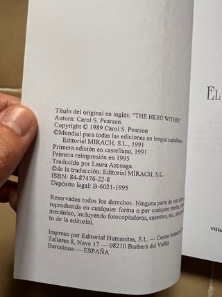 El héroe interior Carol S. Pearson