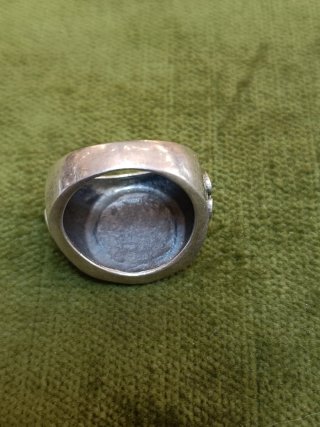 Anillo Plata Ley 925 Símbolo Om