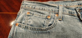PANTALÓN VAQUERO LEVI´S 502 FLEX, AZUL CLARO, W32.